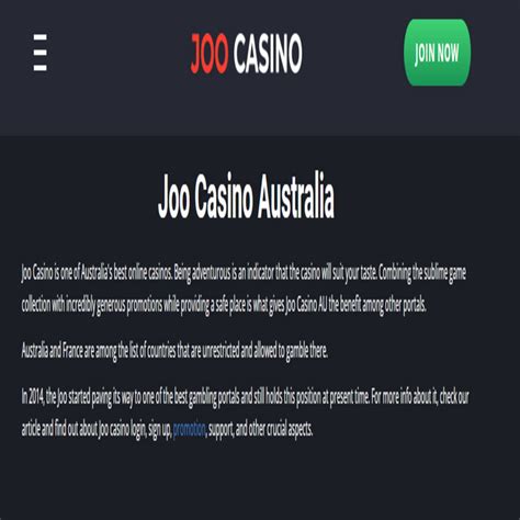 joo casino australia